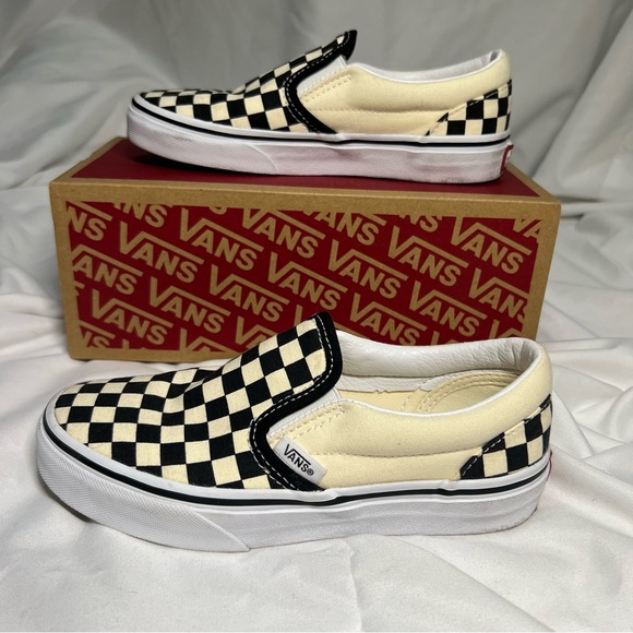 Vans Other - Vans Classic Slip-On Checkerboard Skate Shoe | 2 Kids